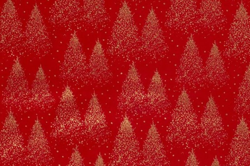 Kerst-katoen-stof-kerstboom-rood-ke19
