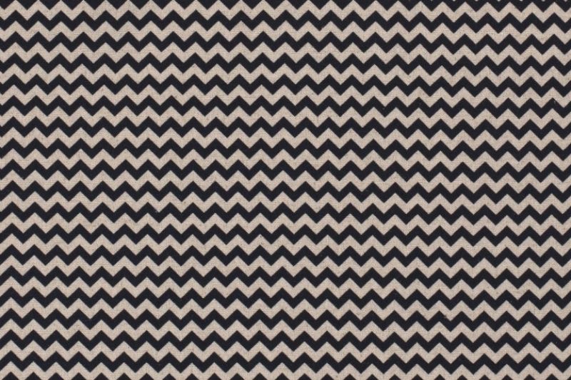 Viscose-linnen-stof-zigzagprint-c01046