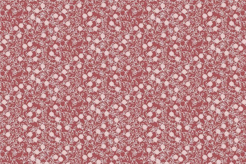 Poplin-katoen-stof-fijne-takjes-en-bloemetjesprint-x448