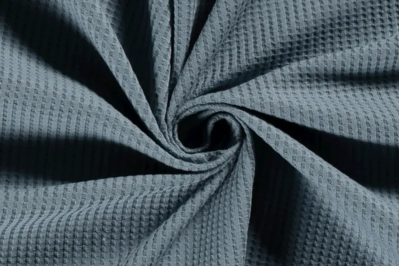 Fijne-wafel-jersey-stof-oud-blauw-y964