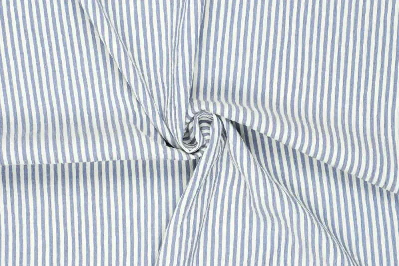 Seersucker-streep-stof-P204