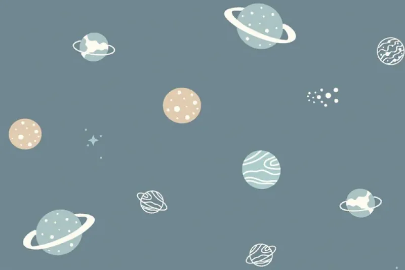Tricot-katoen-stof-planetenprint-y878