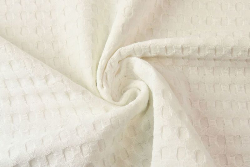 Wafeldoek, grof, off-white