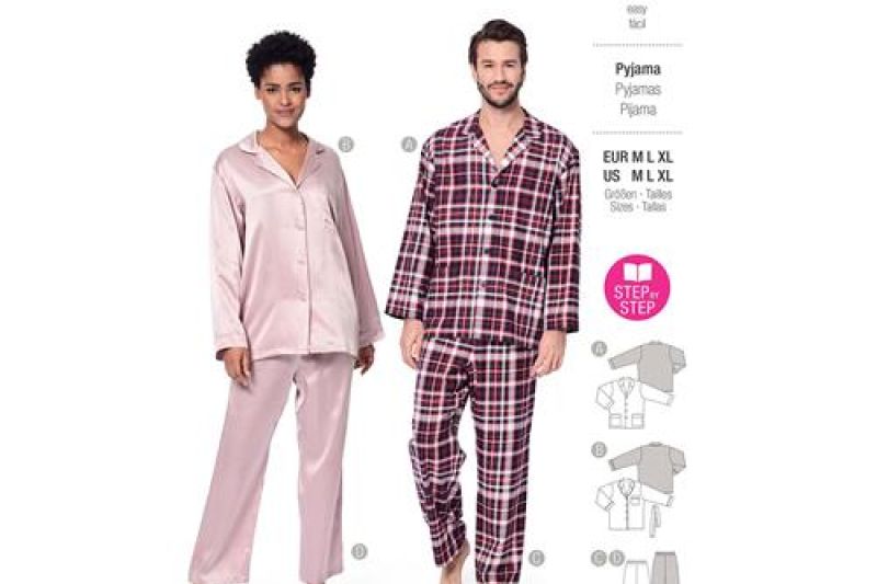 Burda-naaipatroon-pyjama-unisex-5956-6