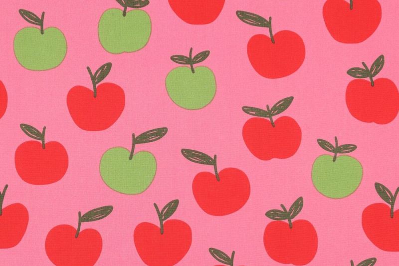 Fijne-poplin-katoen-stof-appeltjes-print-y425