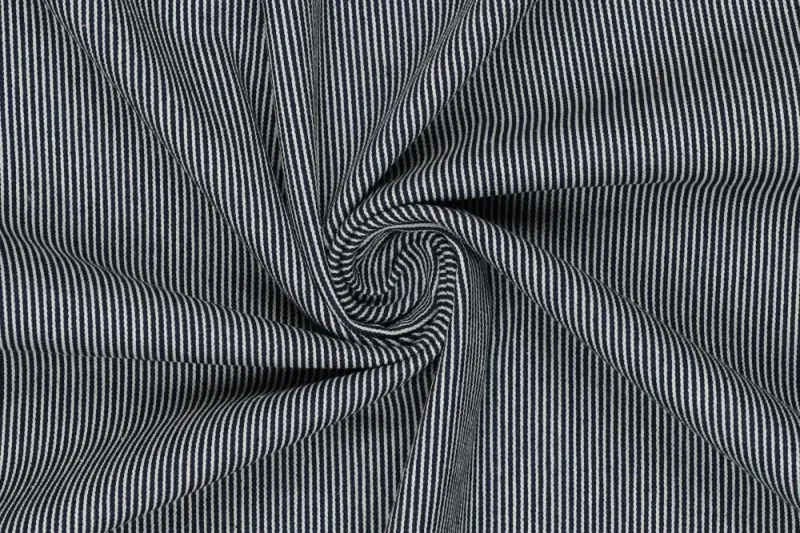 Denim-stof-streep-motief-P673
