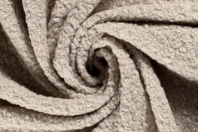 Boucle-stof-uni-beige-x1008