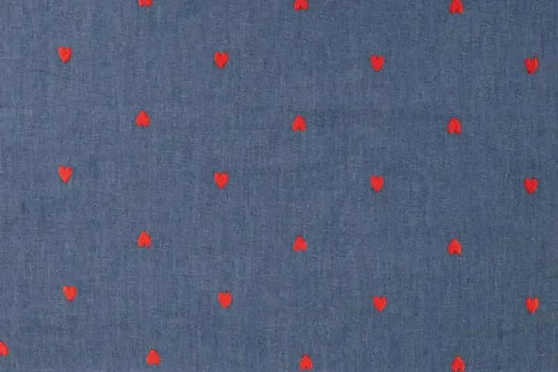 Geborduurde-jeans-stof-hartjes-motief-P489