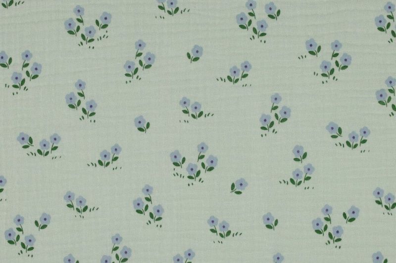 Hydrofiel-mousseline-stof-bloemetjesprint-P157