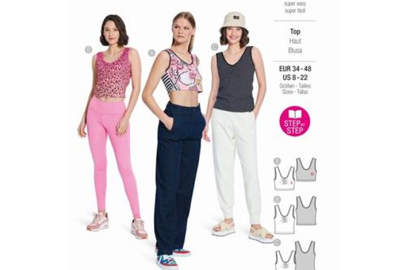 Burda Style, Naaipatroon top, 5852-1