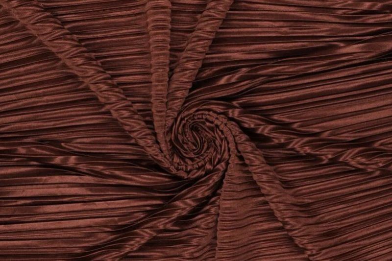 Plisse-stof-pleated-lixxy-glans-bruin-x1281