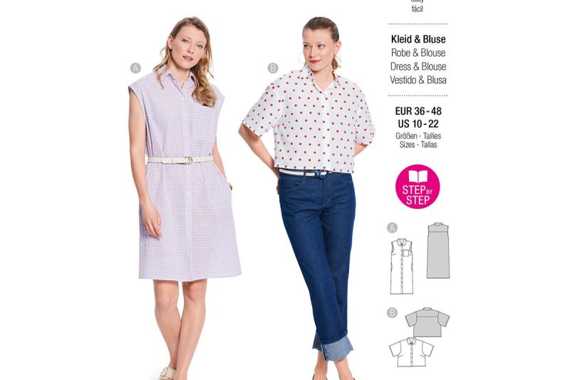 5644-burda-naaipatroon-jurk-en-blouse