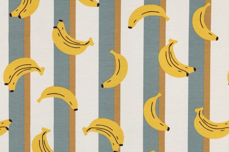 Tricot-katoen-stof-bananen-streep-print-P504