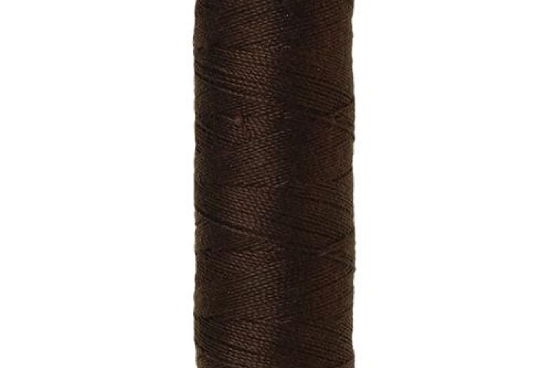 Amann Mettler super sterk garen, 30m, donker bruin COL. 1002