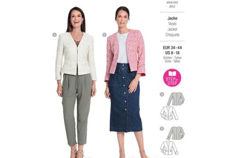 Burda Style, Naaipatroon jacket. 5897-1