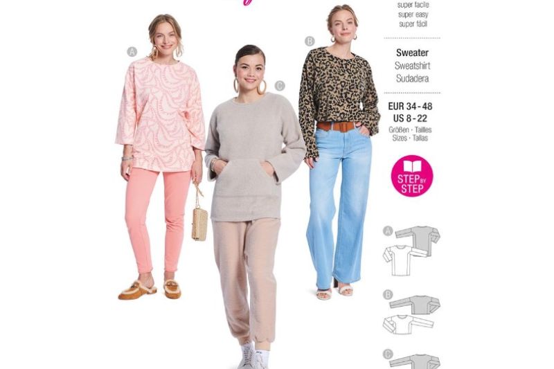 Burda-style-naaipatroon-sweater-5788