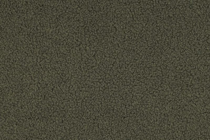 Teddy fleece stof, dubbelzijdig, legergroen. A.212-1