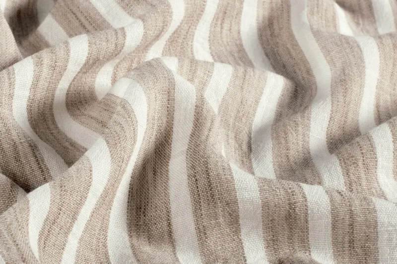 Linnen-look-stof-streep-motief-P307