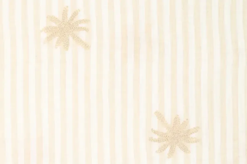 Mousseline-vintage-stof-palm-embroidery-P591