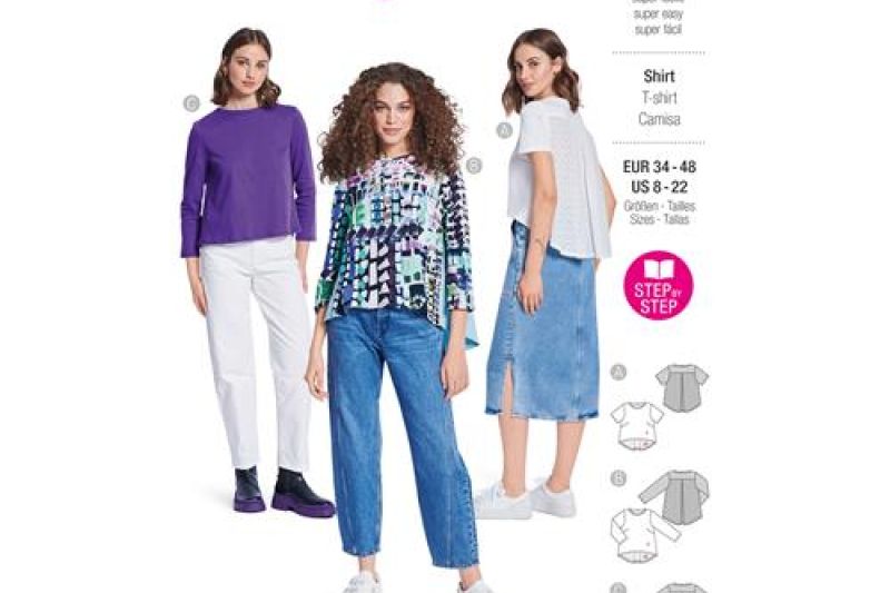 Burda Style, Naaipatroon shirt, 5831-1