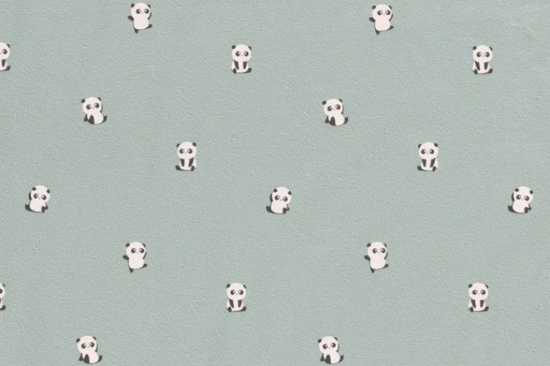 Tricot-katoen-stof-panda-d0351