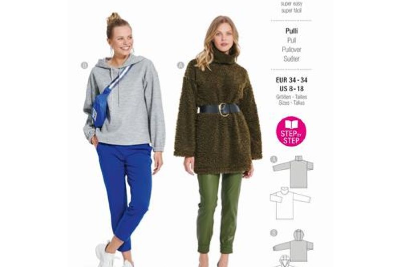 Burda Style, Naaipatroon trui. 5867-1