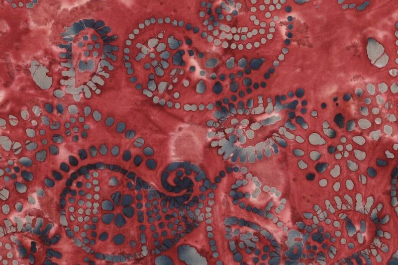 Batik-katoen-stof-abstracte-bladprint-P170