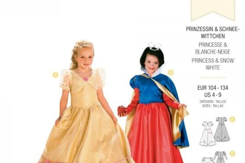 Burda-style-kids-naaipatroon-prinses-sneeuwwitje-2480