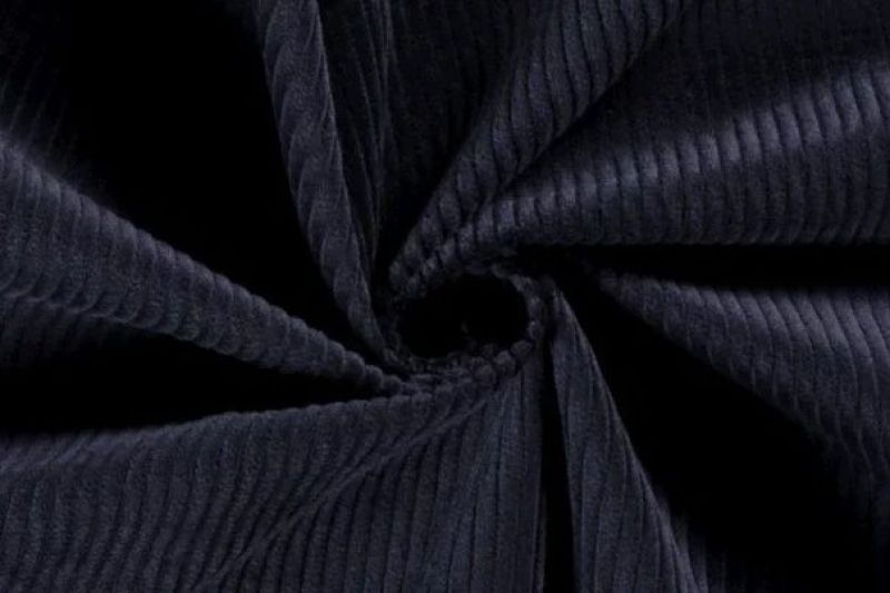 Rib-stof-grof-donkerblauw