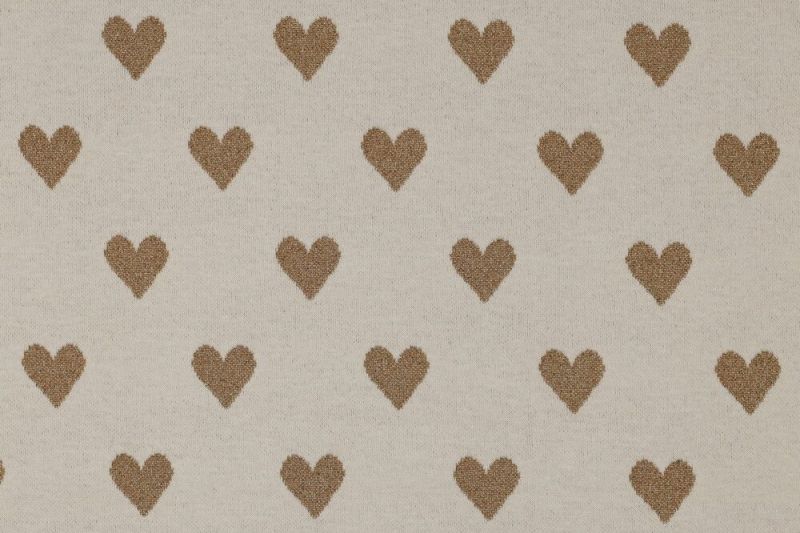 Jacquard-gebreide-stof-hartjes-motief-y405