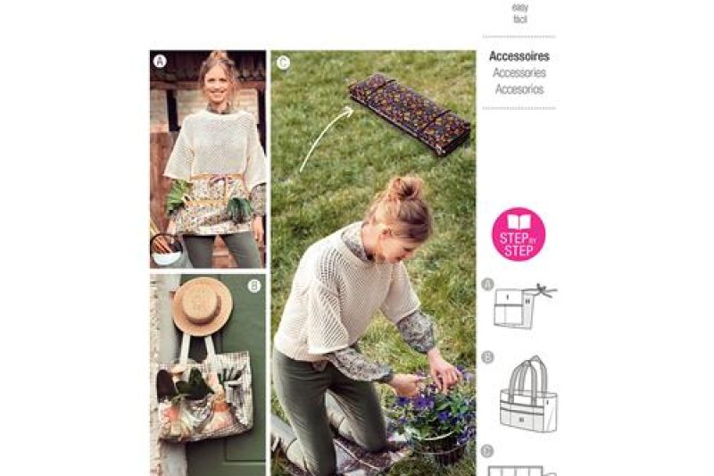 Burda Style, Naaipatroon accessoires. 5909-1