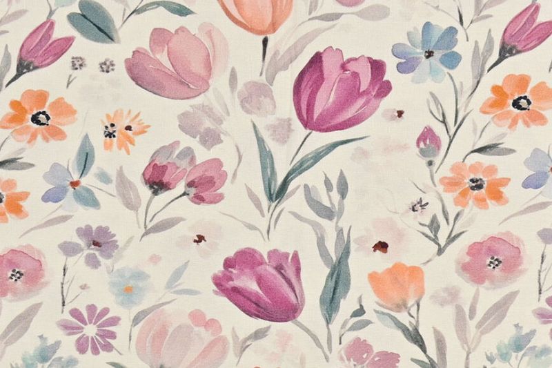 Bamboe-tricot-stof-tulpenprint-P548