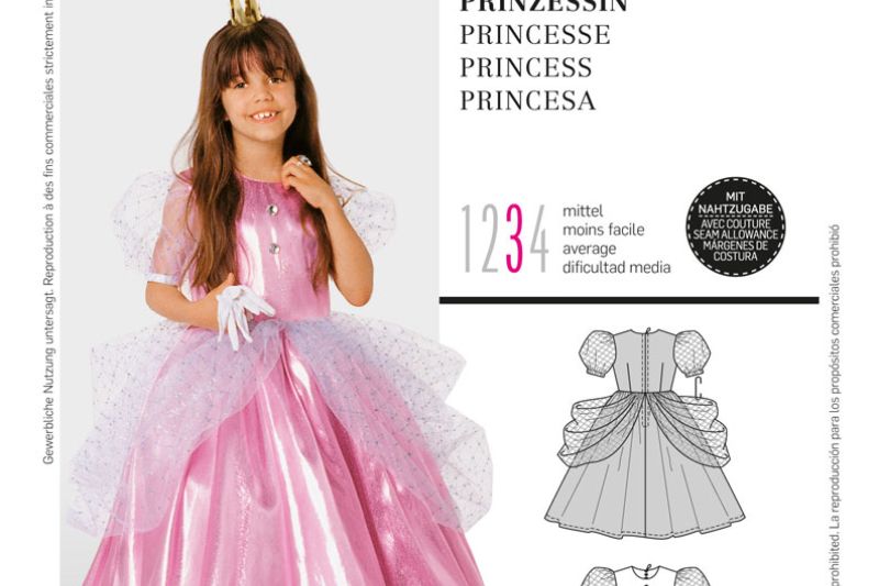 Burda-Style-Kids-Naaiaptroon-prinsessenjurk-4364