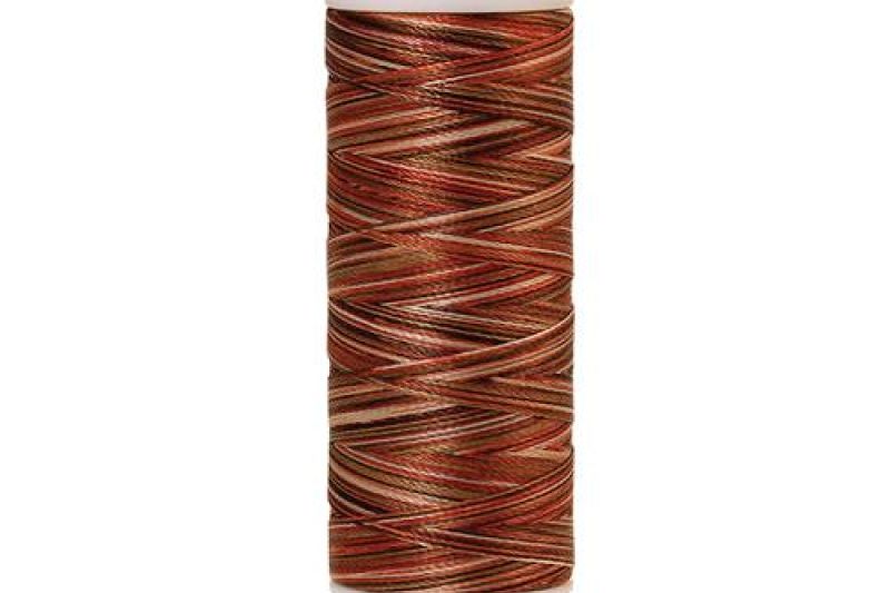 Amann Mettler garen ,poly sheen multi, 200 meter, kleur 9302 . rood Mix