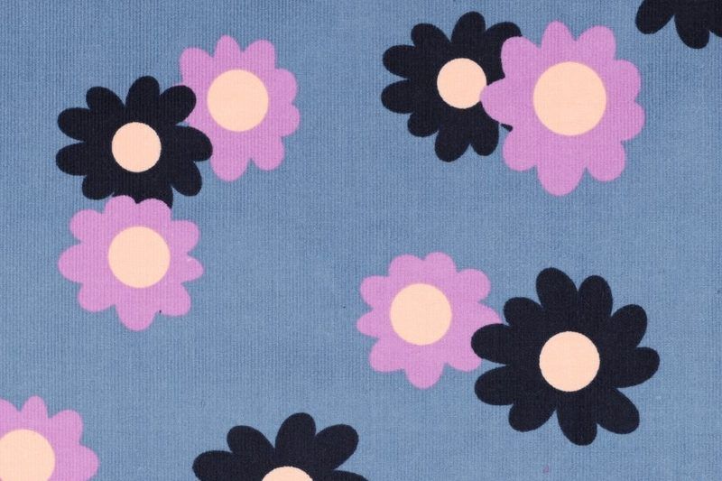 Fijne-rib-stof-bloemen-x1428