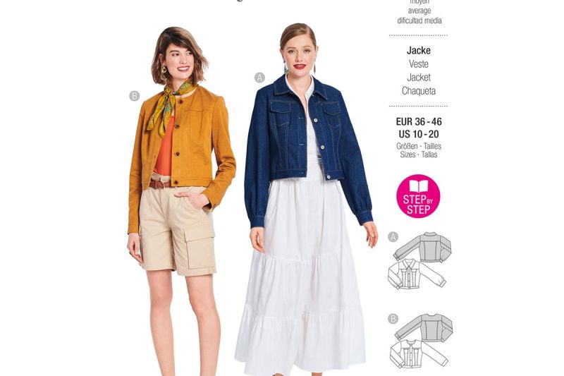 Burda Style, Naaipatroon jas 5749-1