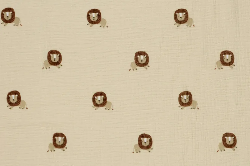 Double-gauze-mousseline-stof-leeuwtjesprint-p635