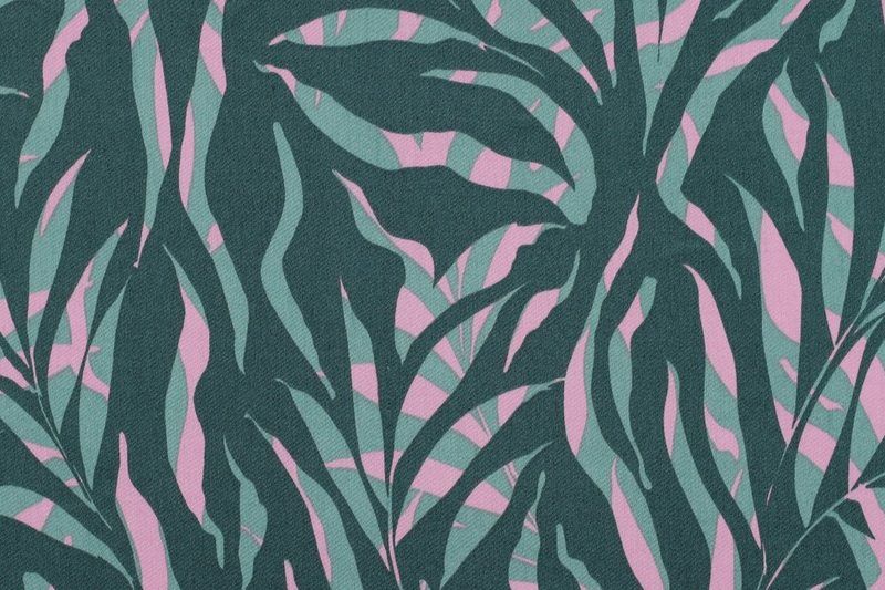 Katoen-satijn-stof-fantasie-bladerenprint-x507