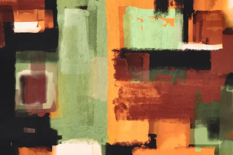 Viscose-satijn-stretch-stof-abstracte-paintingprint-P695