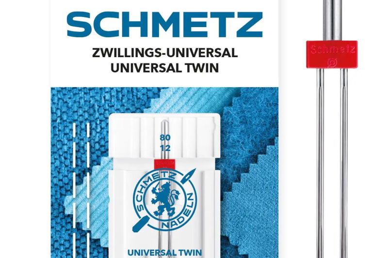 Schmetz Naaimachine Naalden, Universeel, Tweelingnaald 2.5/80