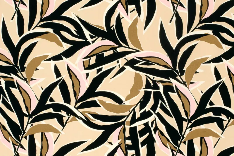 Soepel-vallende-viscose-poplin-stof-bladprint-y598
