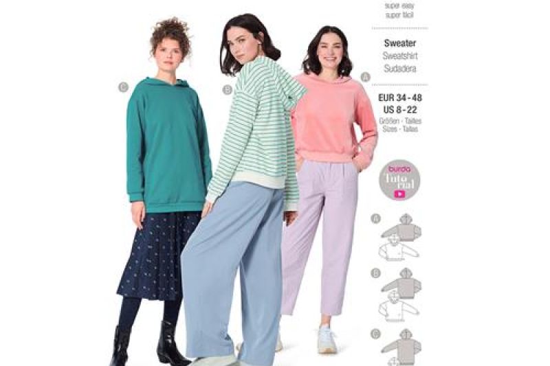 Burda-naaipatroon-sweatshirt-met-capuchon-5979-2