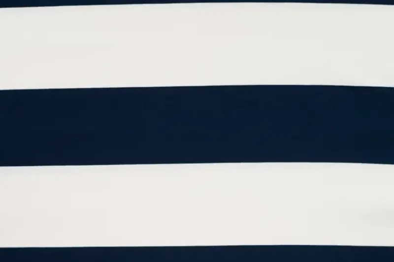 Punta Deluxe Stof, Brede Streep, Donker Blauw/Off-White P944-1