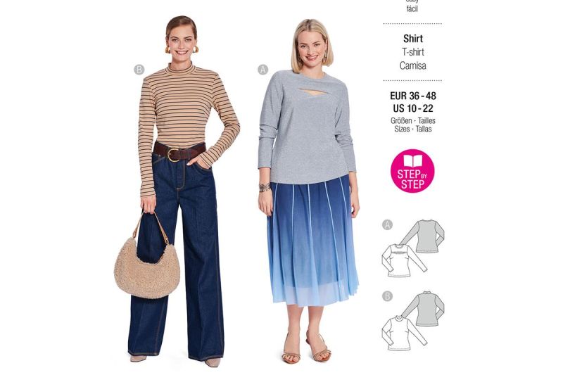 5717 burda naaipatroon shirts