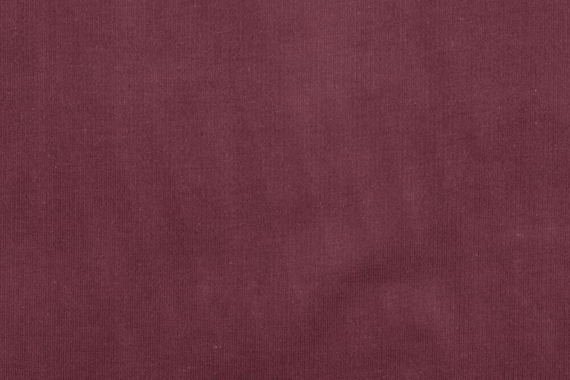 Corduroy babyrib stof, aubergine. RV092-1