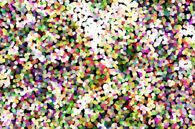 Scuba-buiten-stof-fijne-borg-binnenstof-confetti-d0415
