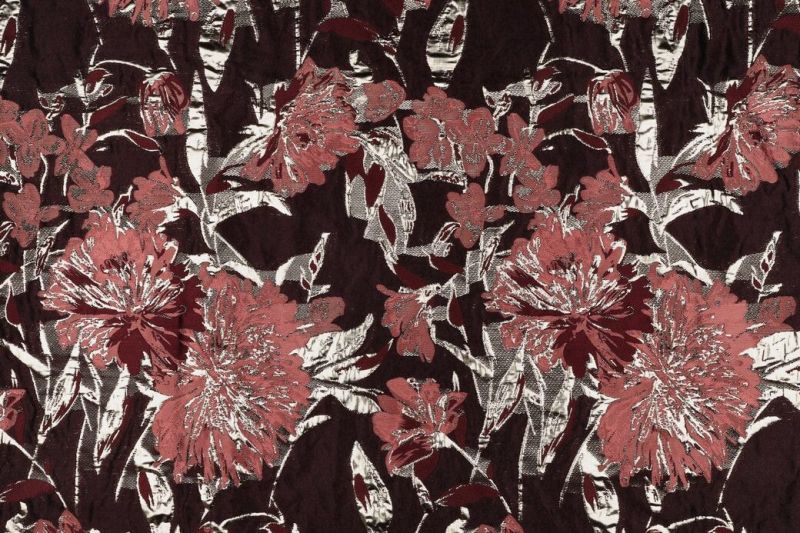 Jacquard-stof-bloemenprint-P516