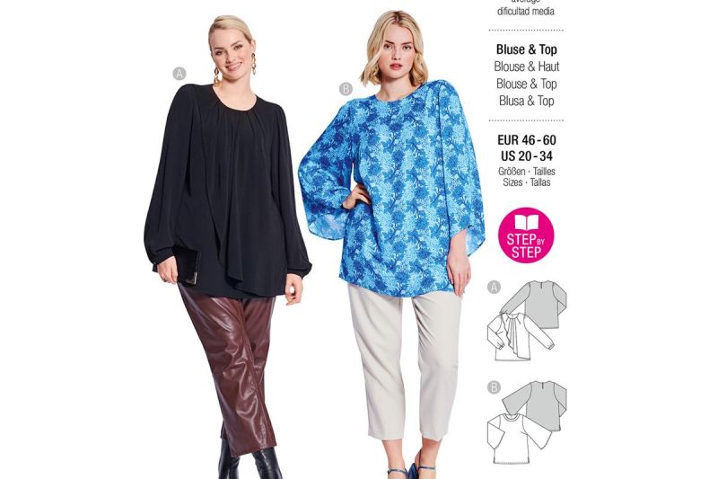 Burda Style, Naaipatroon blouse en shirt 5692-1