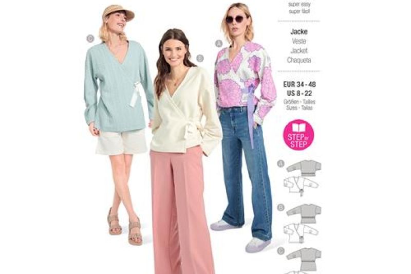 Burda Style, Naaipatroon jacket. 5892-1