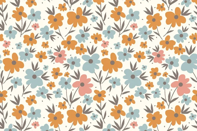 Poplin-katoen-stof-fijne-bloemetjes-en-takjes-y567